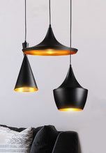 Load image into Gallery viewer, Black 3 * E27 Lighting Height Adjustable Led Pendant Light Modern