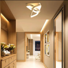 Load image into Gallery viewer, Square Hallway Light Modern LED Ceiling Light Fixtures Warm/Cool Light Acrylic Metal Small Led Ceiling Lamp White/Black
