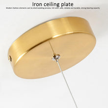 Load image into Gallery viewer, Modern Luxury Chandeliers LED Glass Ball Gold Ceiling 220v Pendant Lights 8 Heads Smoky Gray