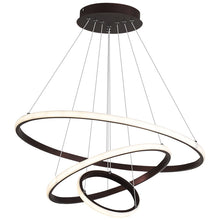 Load image into Gallery viewer, Gold/ Black Chandelier LED Circle Modern Luxury 3 Rings (20+40+60cm) Pendant Light