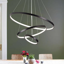 Load image into Gallery viewer, Gold/ Black Chandelier LED Circle Modern Luxury 3 Rings (20+40+60cm) Pendant Light