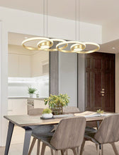 Load image into Gallery viewer, Modern LED Pendant Light Modern Pendant Golden/Black Chandeliers Hanging Lights