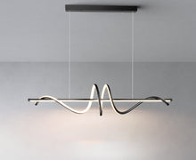 Load image into Gallery viewer, LED Pendant Light, Designer Spiral Aluminum Droplight Black/Gold Ceiling Hanging Lamp Fixtures