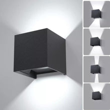 Load image into Gallery viewer, LED Wall Light Anthracite Aluminium Modern IP65 Waterproof Outdoor/Indoor Cool White