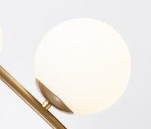 Load image into Gallery viewer, Glass Chandelier E27 Gold and Matte White 6/8 Lights