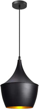 Load image into Gallery viewer, 1-Light E27 Black Industrial Pendant Lamp Retro Hanging Lamp Height Adjustable Ceiling Lighting
