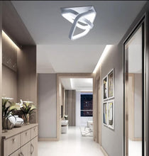 Load image into Gallery viewer, Square Hallway Light Modern LED Ceiling Light Fixtures Warm/Cool Light Acrylic Metal Small Led Ceiling Lamp White/Black