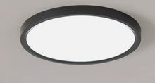Load image into Gallery viewer, LED Ceiling Light Fixture 6000K Cool White Round Flush Mount Ceiling Light White/Black