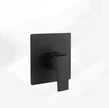 Load image into Gallery viewer, 1 Way Pressure Balance Shower Mixer Valve - Wall Mount - 6" Brass/Matt Black
