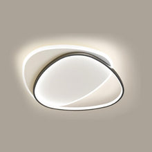 Load image into Gallery viewer, Modern LED Ceiling Light Black and White Flush Mount Fixture Cool White 46cm