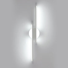 Load image into Gallery viewer, Modern Linear LED Wall Light 60cm Cool White 6500K Black/White