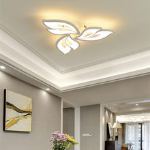 Load image into Gallery viewer, Bedroom LED Lights For Ceiling Flower Chandelier Flush Mount Ceiling Lamp Fixture Black/White 50cm