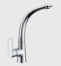 Load image into Gallery viewer, Kitchen Tap Modern Chrome Faucet with Single Lever Control Stainless Steel