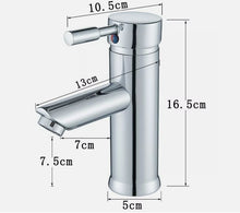 Load image into Gallery viewer, Basin Mixer Tap Modern Chrome Single Lever Bathroom Faucet