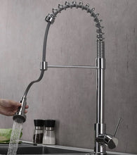 Load image into Gallery viewer, Kitchen Sink Mixer Tap Pull Down Sprayer Chrome Stainless Steel Single Handle Lever