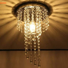 Load image into Gallery viewer, Mini Chandeliers Raindrop Crystal Chandelier Light Fixture E12 Luxury Lighting Fixture for Bedroom