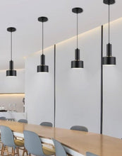 Load image into Gallery viewer, Modern Pendant Light Chandelier Adjustable Metal Pendant Lamp Black