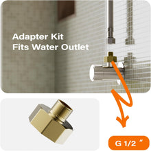 Load image into Gallery viewer, Kitchen Tap Brushed Nickel Sink Faucet Single Handle Single Hole Pull Down Mixer Tap