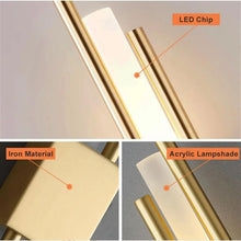 Load image into Gallery viewer, Modern LED Wall Light Gold Finish 40 cm Wall Sconce