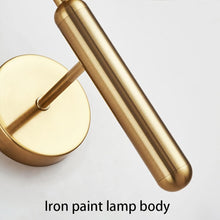 Load image into Gallery viewer, LED Wall Light Indoor Modern E27 Wall Sconce with Globe Glass Ball Black/Gold