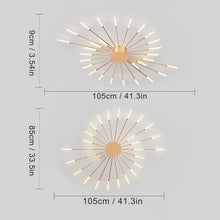 Load image into Gallery viewer, LED Ceiling Light Modern Minimalist Ceiling Light Gold 4500K Neutral White