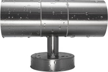 Load image into Gallery viewer, Outdoor Wall Light Silver Stainless Steel IP65 Up & Down – GU10