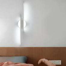 Load image into Gallery viewer, Modern Linear LED Wall Light 60cm Cool White 6500K Black/White