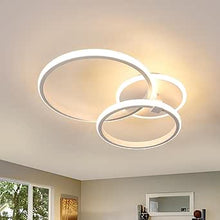 Load image into Gallery viewer, Ceiling Light White/Gold Round 42W Modern LED Ceiling Light Warm White