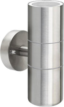 Load image into Gallery viewer, Outdoor Wall Light Silver Stainless Steel IP65 Up & Down – GU10