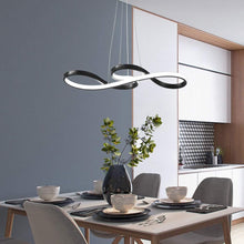 Load image into Gallery viewer, LED Ceiling Light Chandelier Hanging Fixture Pendant Light Black 75cm Cool White