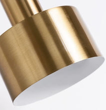 Load image into Gallery viewer, 1 Way Small Hanging Light Gold/Black Lampshade Ceiling Pendant Light Copper Lamp Adjustable Line