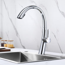 Load image into Gallery viewer, Kitchen Tap Chrome Single Handle Stainless Steel Kitchen Faucet