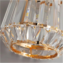 Load image into Gallery viewer, Modern Crystal Pendant Light Gold E27 Ceiling Lamp