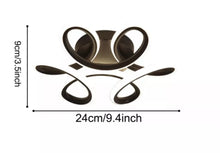 Load image into Gallery viewer, Ceiling Light LED 26W Creative Design Modern Black Simple Ceiling Lighting 24cm Acrylic