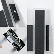 Load image into Gallery viewer, Modern LED Wall Lamp Black Indoor 32W Wall Sconce