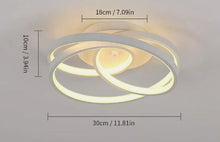 Load image into Gallery viewer, Modern Round LED Ceiling Light White 40 W for Living Room, Bedroom, Warm White Light