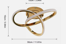 Load image into Gallery viewer, Modern Golden LED Ceiling Light Interior Lighting Cold White 30 cm