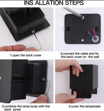 Load image into Gallery viewer, LED Wall Light Anthracite Aluminium Modern IP65 Waterproof Outdoor/Indoor Cool White