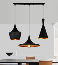 Load image into Gallery viewer, Black 3 * E27 Lighting Height Adjustable Led Pendant Light Modern