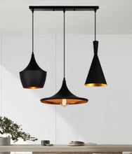 Load image into Gallery viewer, Black 3 * E27 Lighting Height Adjustable Led Pendant Light Modern