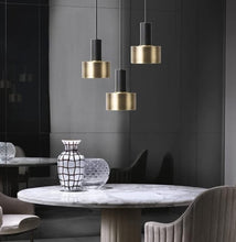 Load image into Gallery viewer, Modern Nordic Lamp Round 3 Heads Minimalist Dining Room Chandelier