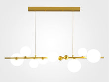 Load image into Gallery viewer, Pendant Lights for Dining Room Kitchen Led Lamp Decor 8 Glass Ball Gold Pendant Lamp Hanging Light Fixture