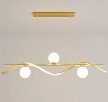 Load image into Gallery viewer, Nordic Home Decor Chandeliers Pendant Lights Glass Ball Black/Gold