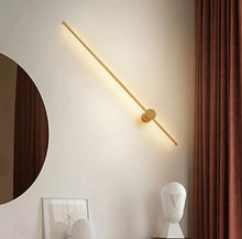 Load image into Gallery viewer, LED Wall Light Long Wall Sconce Lighting Fixtures Black/Gold 60 cm