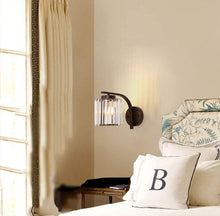 Load image into Gallery viewer, Wall Lights Retro Wall Lamp Bedside Lamp Modern Minimalist Black/Gold Sconce