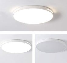 Load image into Gallery viewer, LED Bathroom Ceiling Light 18W Slim Flush Mount Ceiling Lamp Round Ultra-Thin Modern Light Black/White