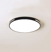 Load image into Gallery viewer, LED Bathroom Ceiling Light 18W Slim Flush Mount Ceiling Lamp Round Ultra-Thin Modern Light Black/White