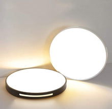 Load image into Gallery viewer, LED Bathroom Ceiling Light 18W Slim Flush Mount Ceiling Lamp Round Ultra-Thin Modern Light Black/White