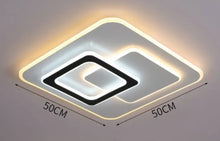 Load image into Gallery viewer, Ceiling Lights Atmosphere LED Chandelier Living Room Lighting 50cm White and Black