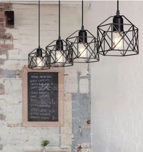 Load image into Gallery viewer, Retro 3 Lights Industrial Style Hanging Lamp LED Pendant Light Ceiling Lighting Fixture E27